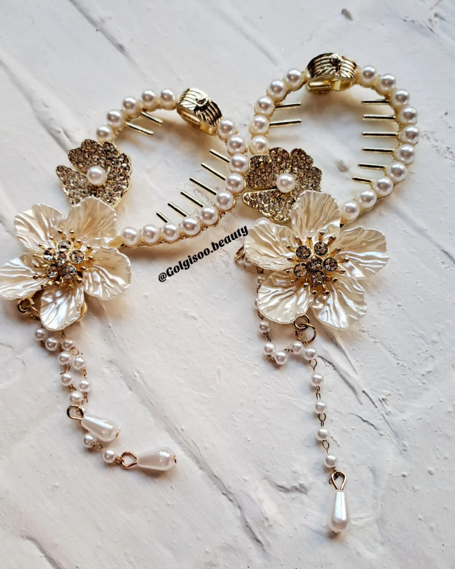 گیره گوجه ای شکوفه سفید کد ۲۱۱۰