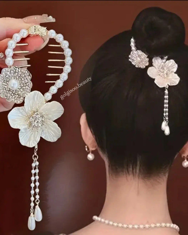 گیره گوجه ای شکوفه سفید کد ۲۱۱۰