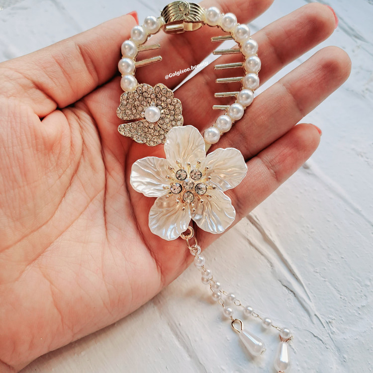 گیره گوجه ای شکوفه سفید کد ۲۱۱۰