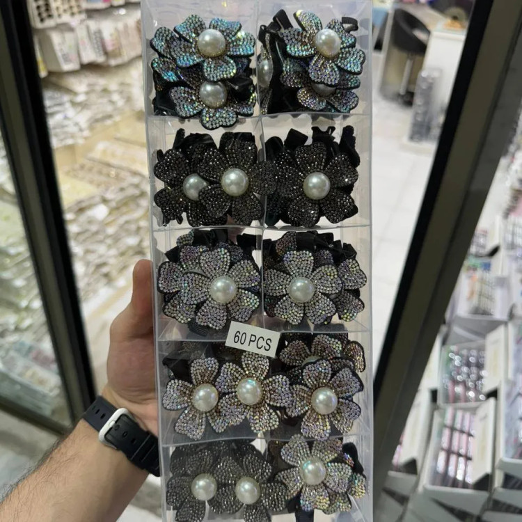 گیره مو انبری نگیندار کد ۲۸۲۰
