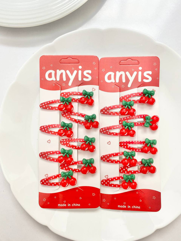 گیره تق تقی گیلاسی جفتی کد ۲۷۳۴