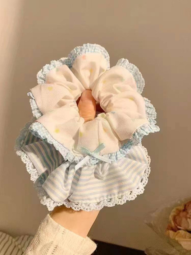 کش مو اسکرانچی پارچه ای کد ۲۷۳۶