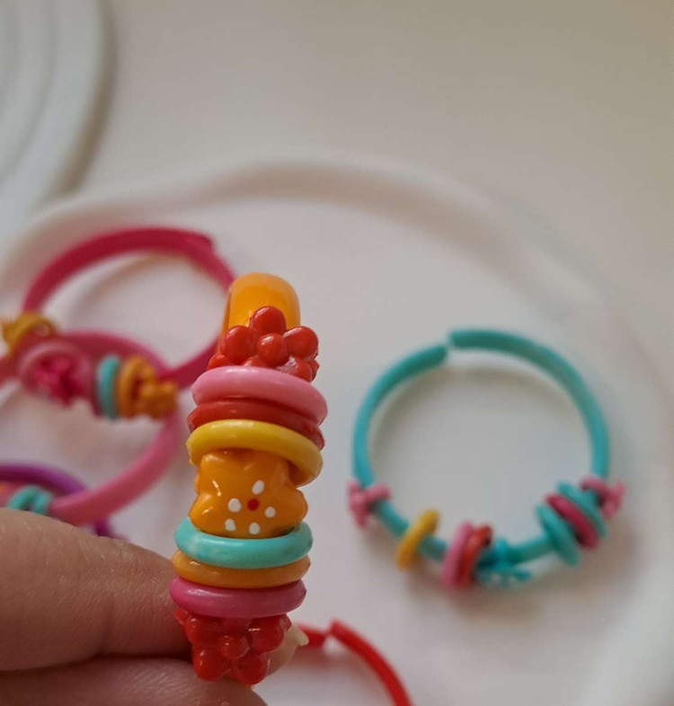 النگو دستبند بچه گانه پلاستیکی