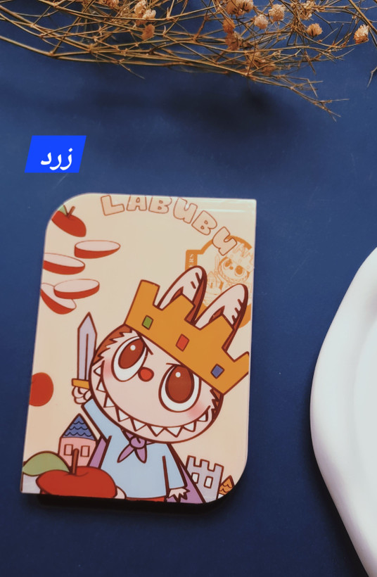 آینه تاشو و شانه طرح لبوبو کد ۲۷۴۲