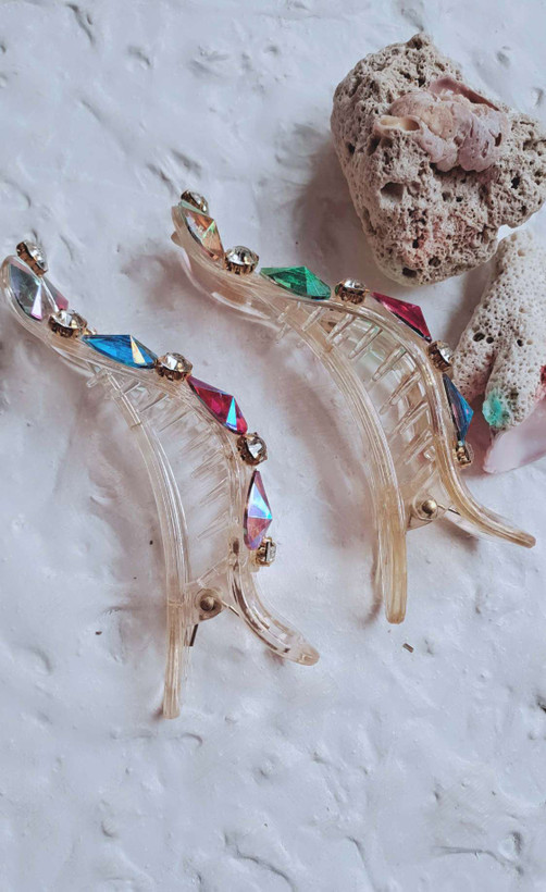 گیره مو انبری جواهری کد ۲۰۳۰