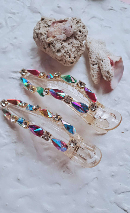 گیره مو انبری جواهری کد ۲۰۳۰